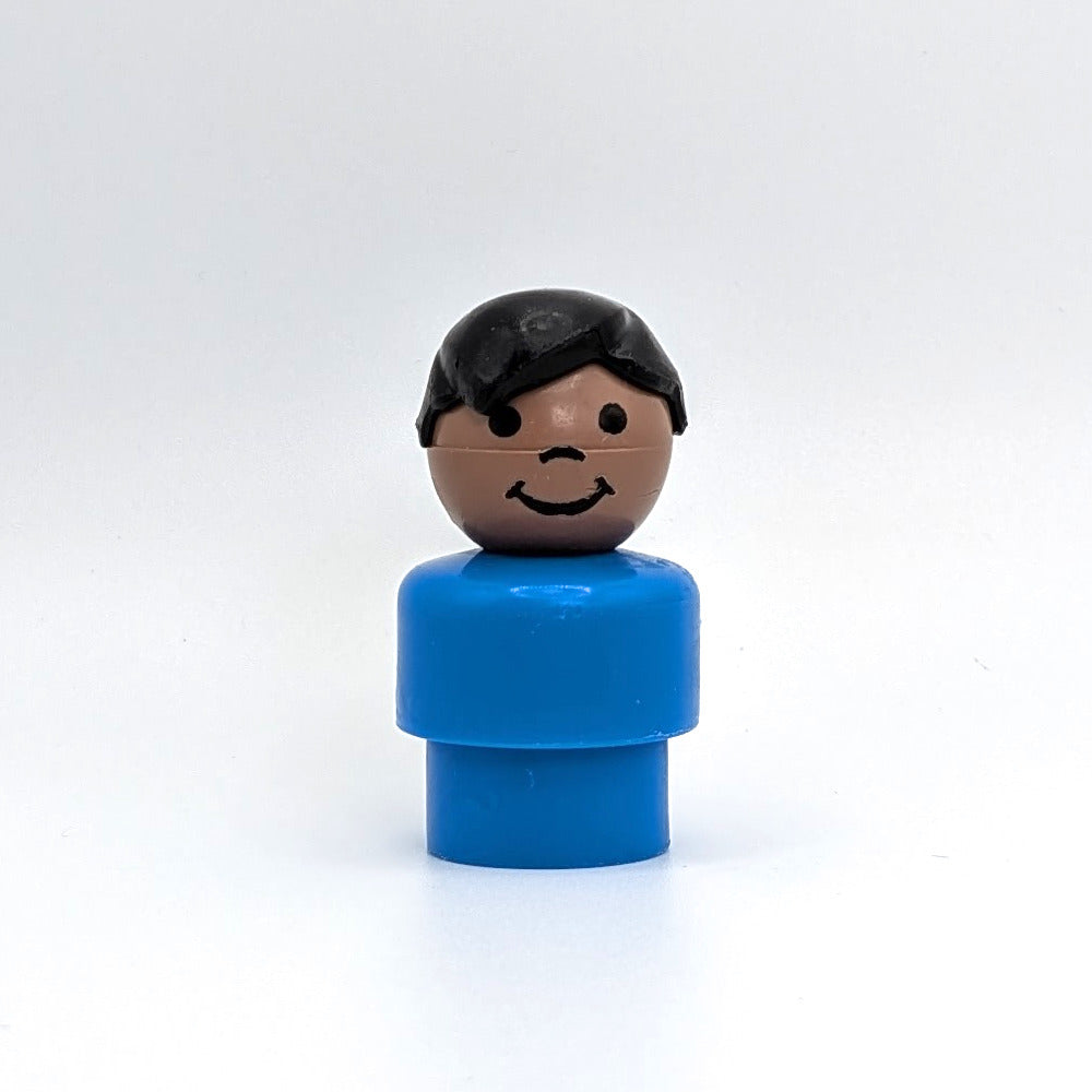 Boy - Blue Body | Black Hair - Fisher Price Little People