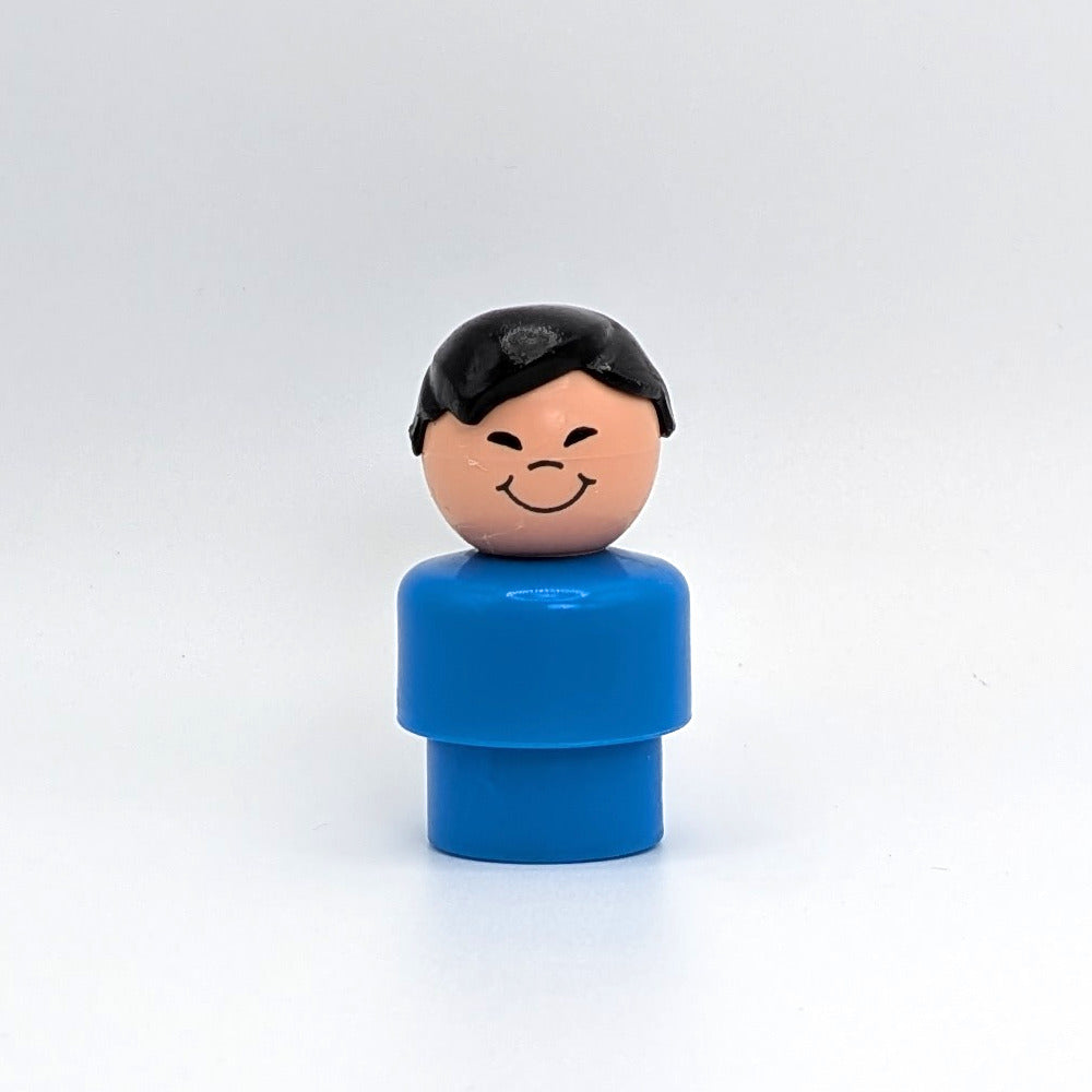 Boy - Blue Body | Black Hair - Fisher Price Little People