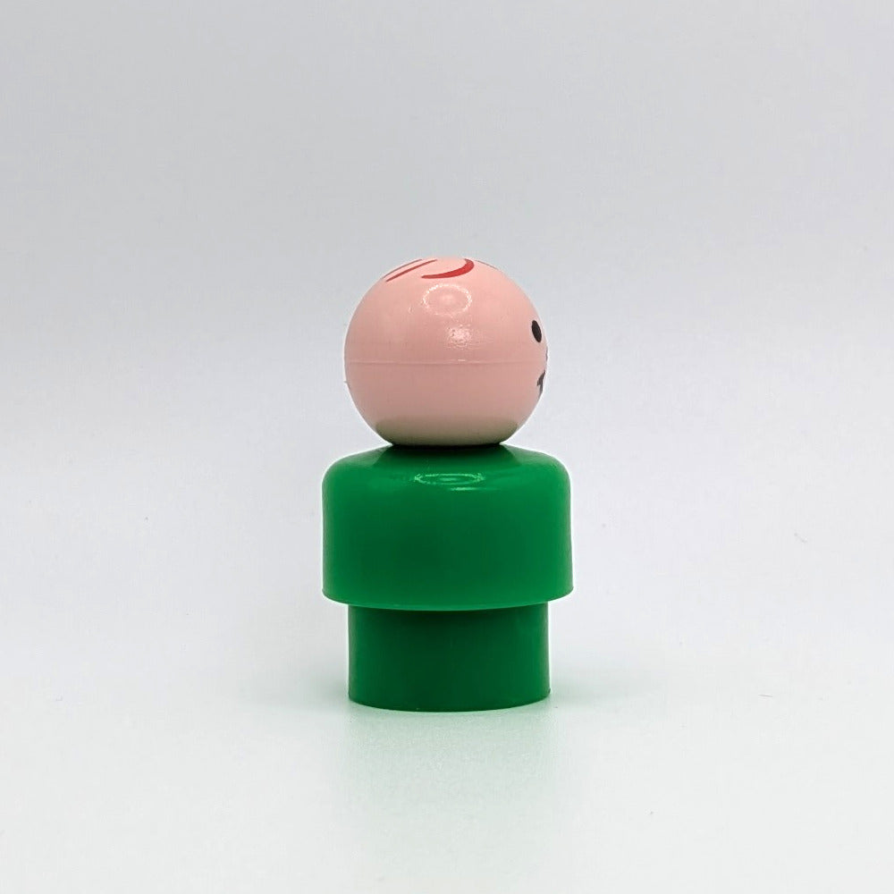 Boy - Green Body | Stamped Hair - Fisher Price Little People