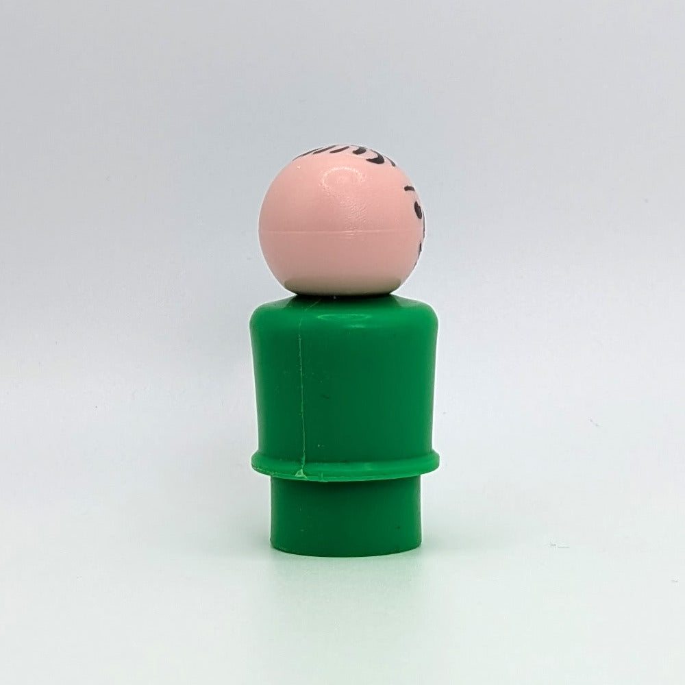 Man - Green Body | Stamped Hair - Fisher Price Little People