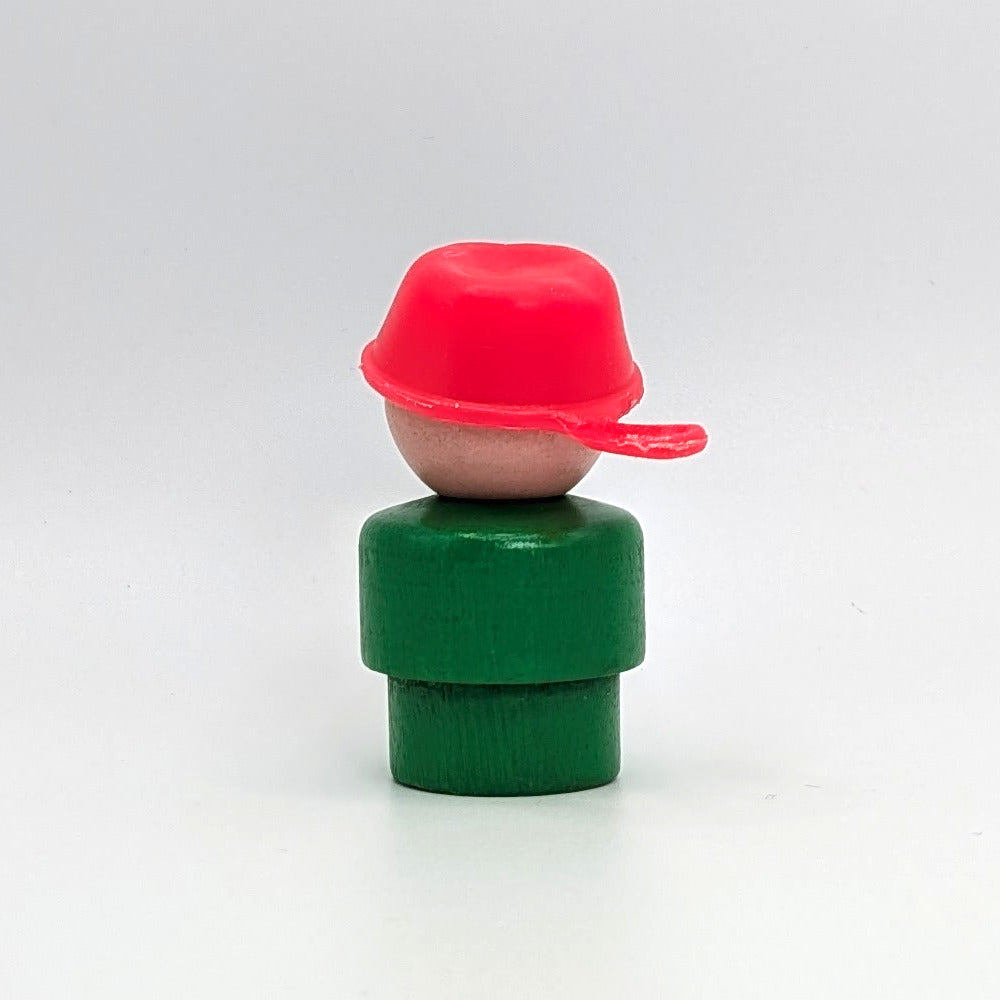 Boy - Green Wood Body | Wood Head - Fisher Price Little People