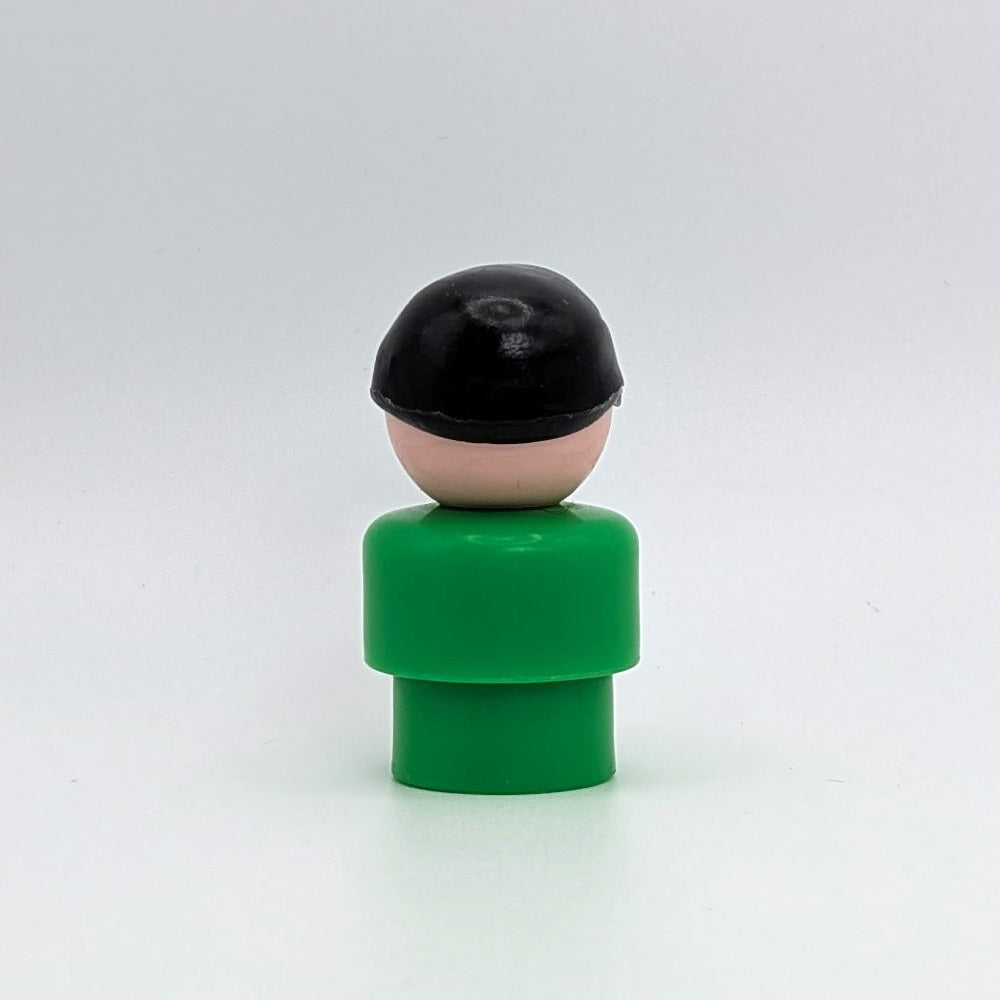 Boy - Green Body | Black Hair - Fisher Price Little People