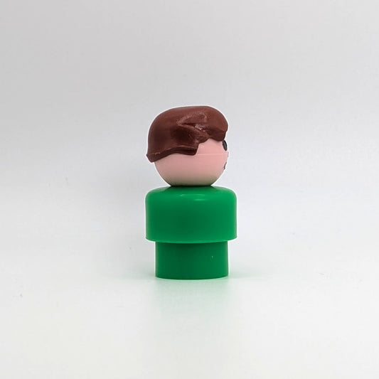 Boy - Green Body | Brown Hair - Fisher Price Little People