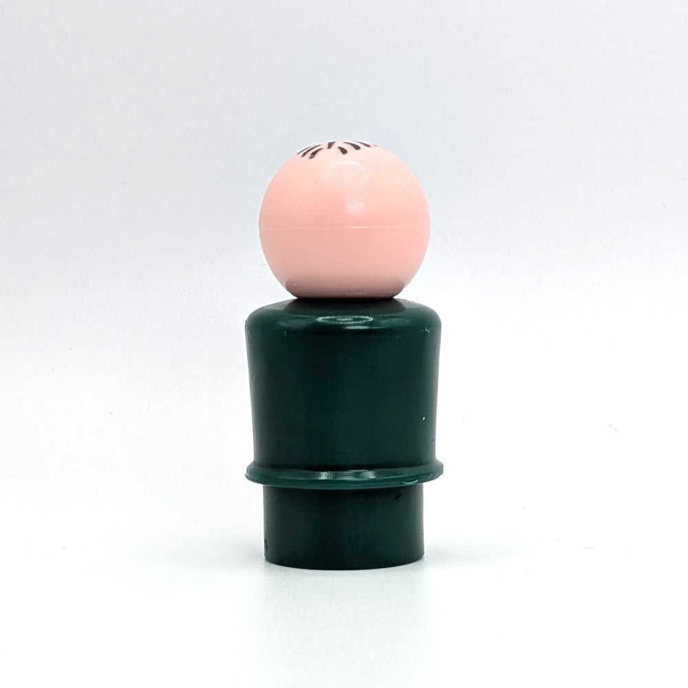 Man - Dark Green Body | Stamped Hair - Fisher Price Little People