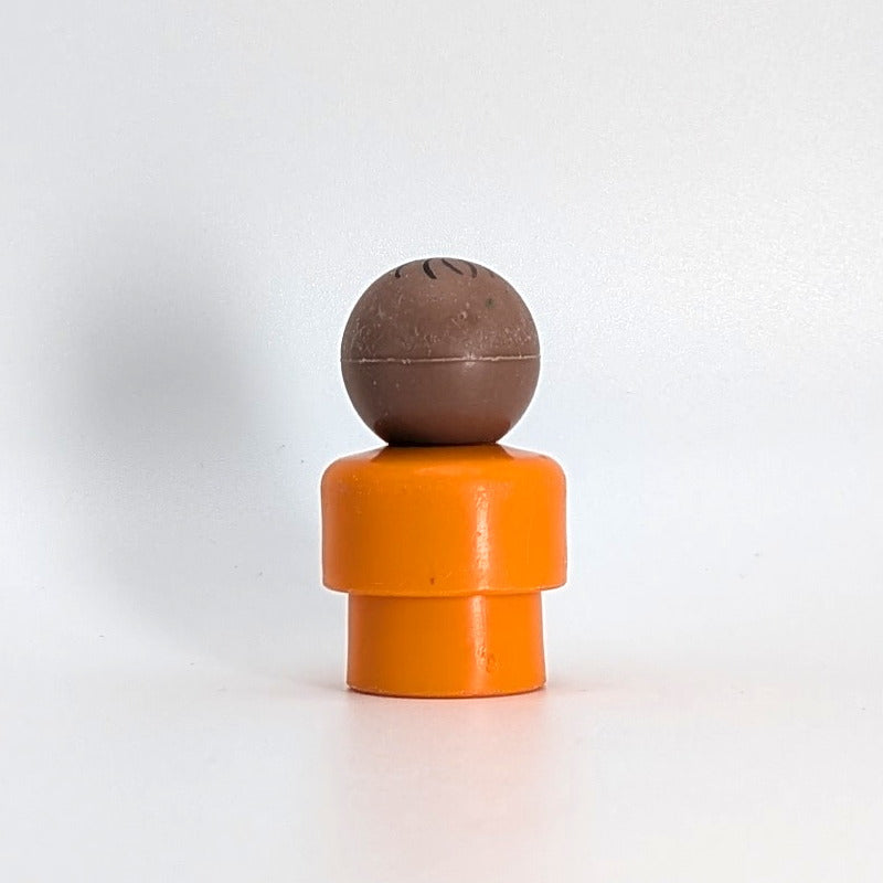 Boy - Orange Body | Stamped Hair - Fisher Price Little People