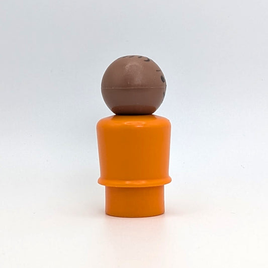 Man - Orange Body | Stamped Hair - Fisher Price Little People