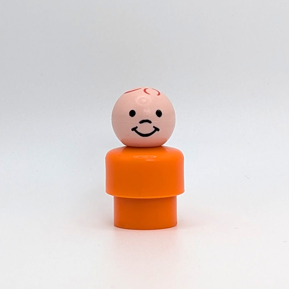 Boy - Orange Body | Stamped Hair - Fisher Price Little People