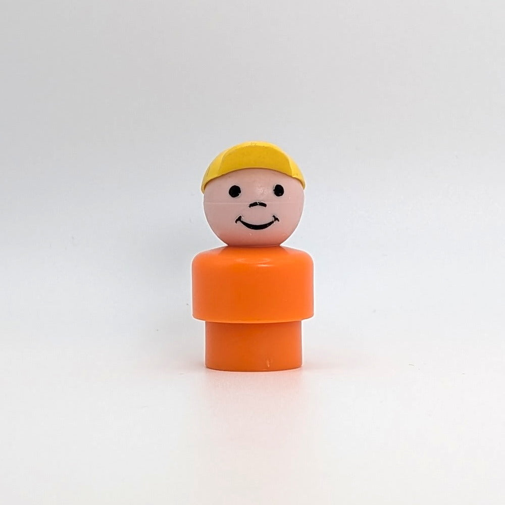 Boy - Orange Body | Yellow Hat - Fisher Price Little People