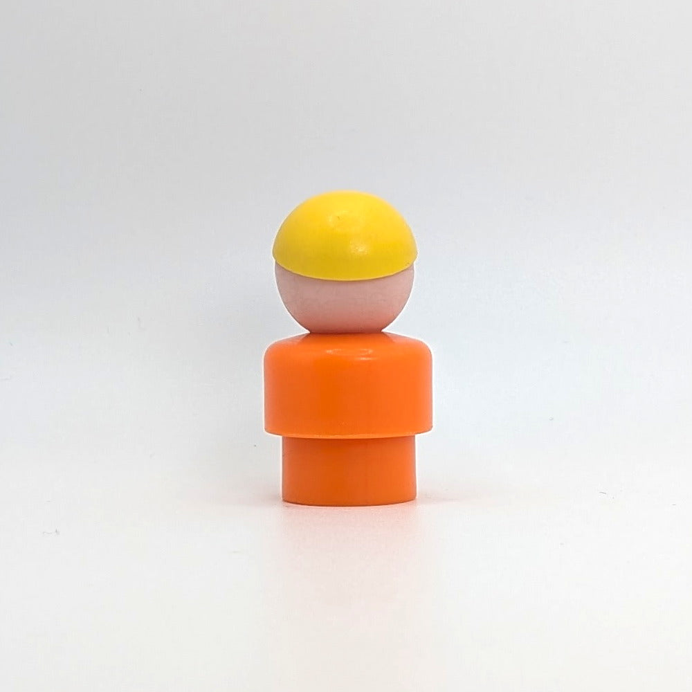 Boy - Orange Body | Yellow Hat - Fisher Price Little People