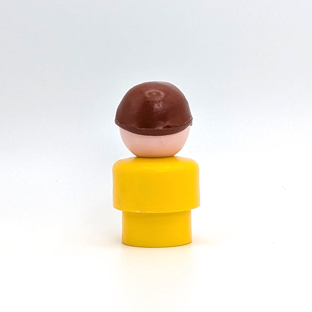Boy - Yellow Body | Brown Hair - Fisher Price Little People