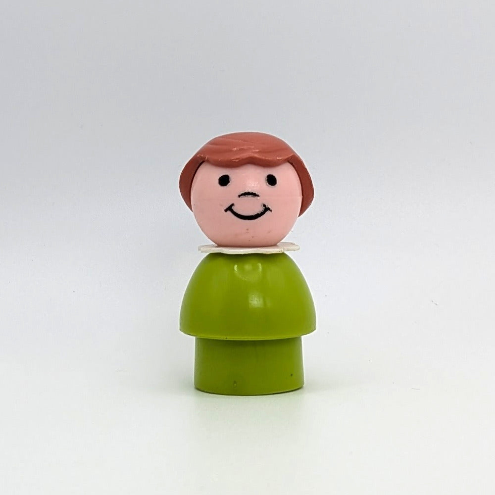 Girl - Lime Green Body | Brown Hair - Fisher Price Little People