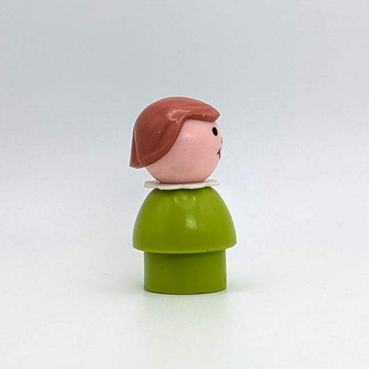 Girl - Lime Green Body | Brown Hair - Fisher Price Little People