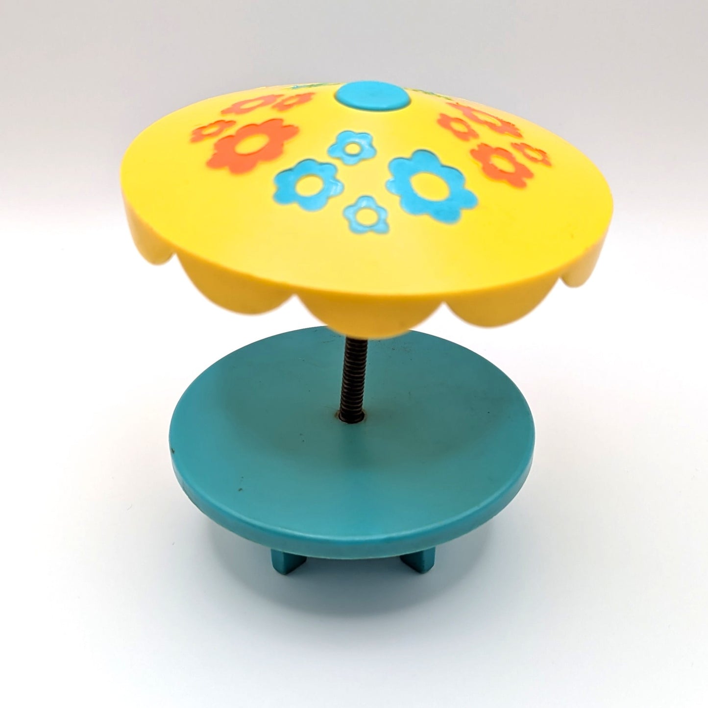 Umbrella Table Blue/Yellow - Fisher Price Little People