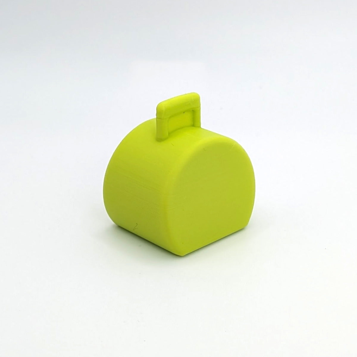Suitcase Hatbox Green 3D Printed Custom - Compatible with Little People