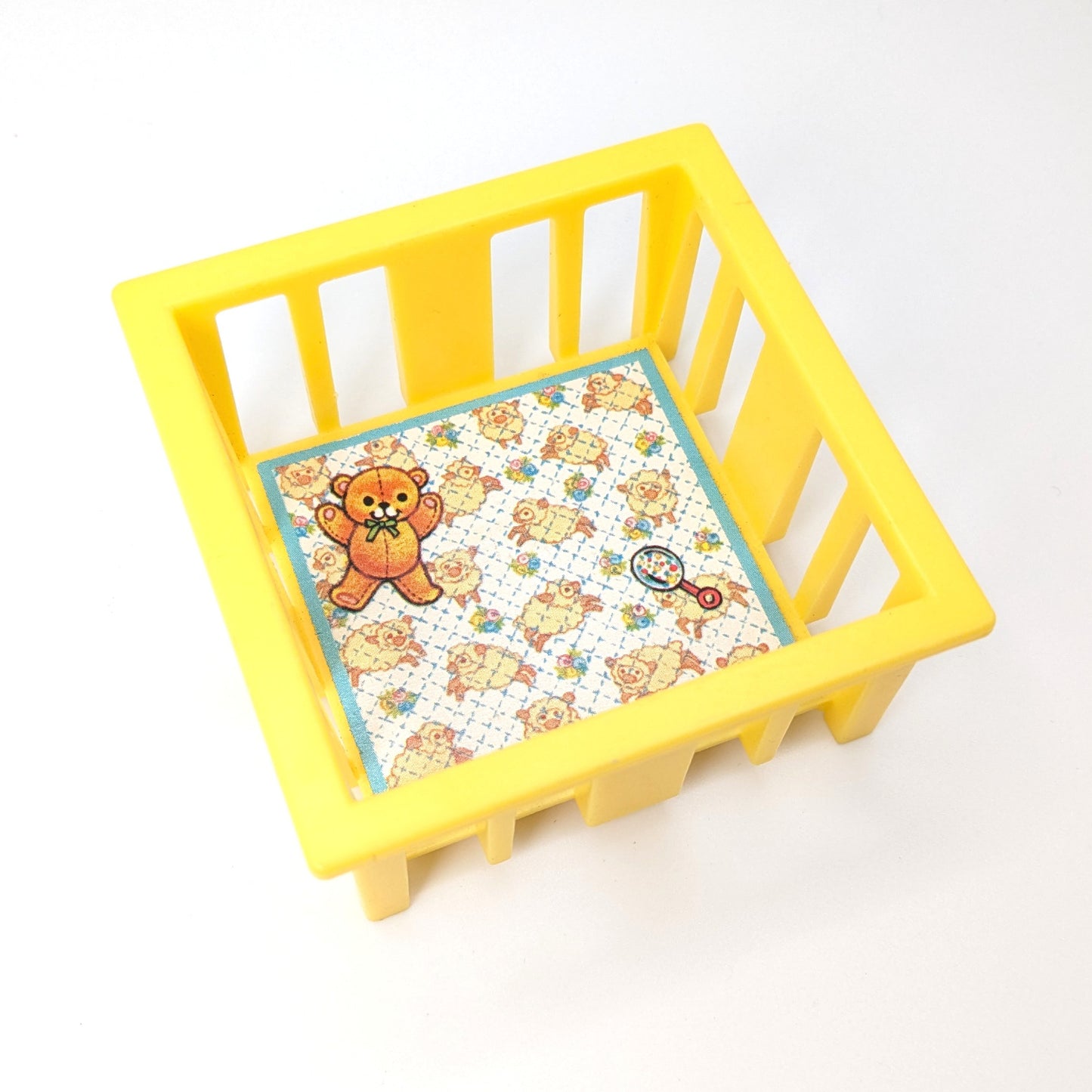 Playpen Crib Yellow - Fisher Price Little People