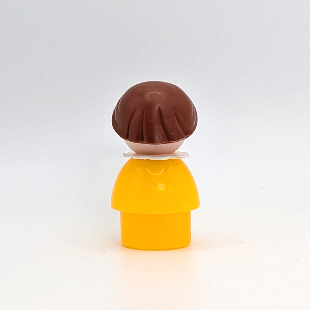 Girl with Glasses - Light Orange Body | Brown Hair - Fisher Price Little People