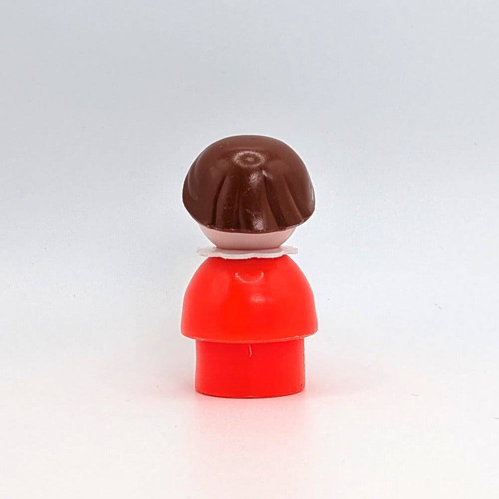 Girl - Red Body | Dark Brown Hair - Fisher Price Little People