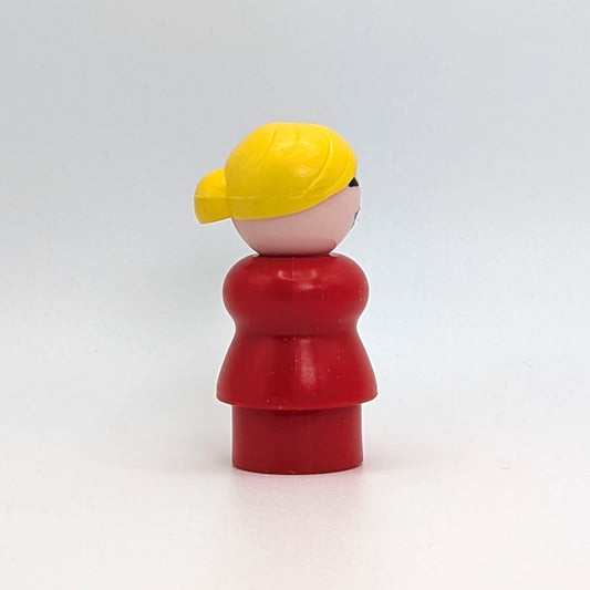 Woman - Red Body | Yellow Bun - Fisher Price Little People