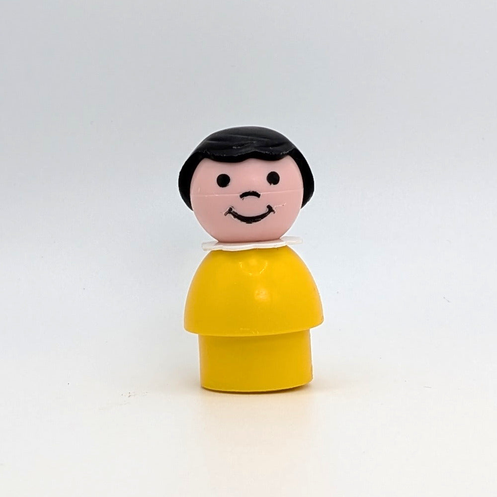 Girl - Yellow Body | Black Hair - Fisher Price Little People