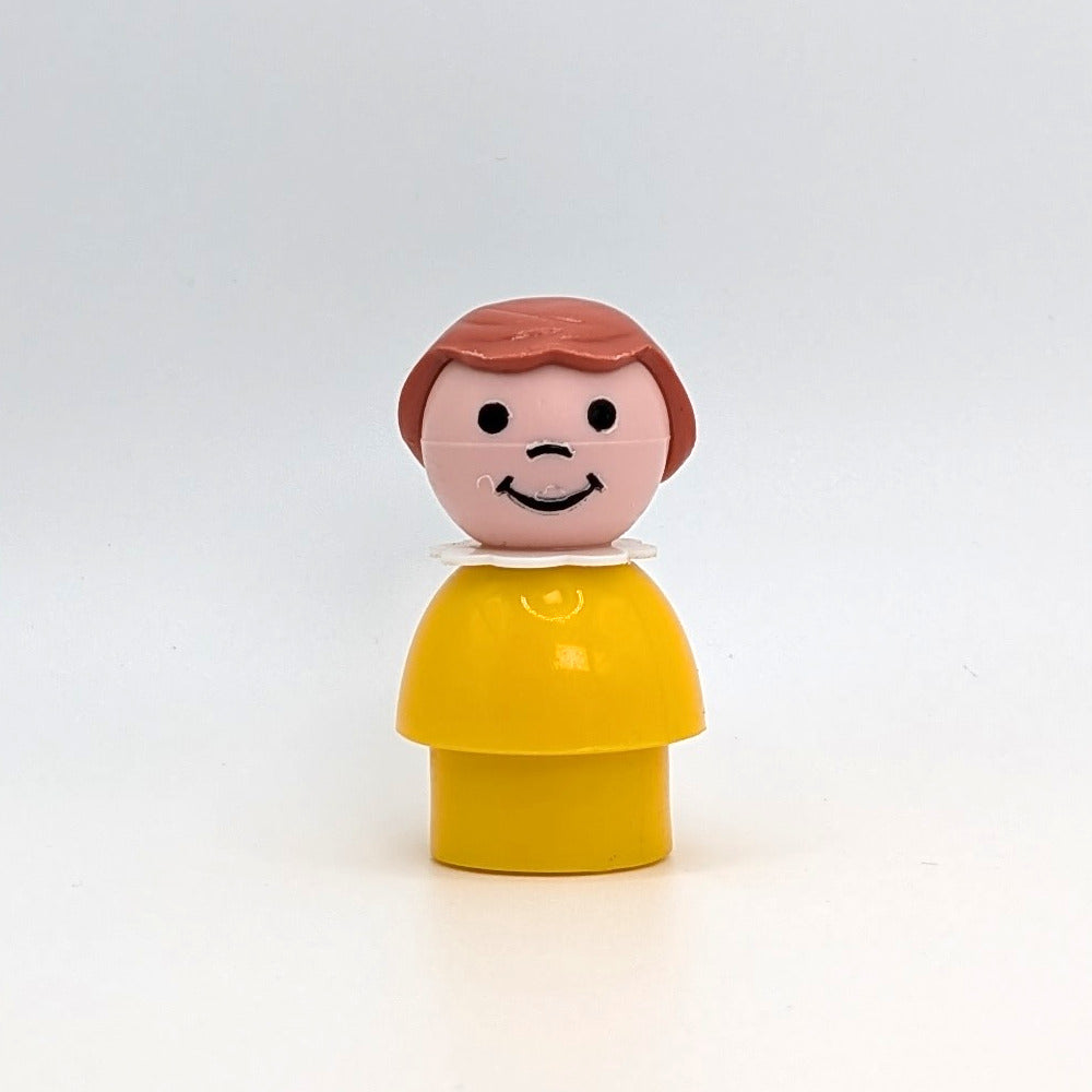Girl - Yellow Body | Brown Hair - Fisher Price Little People