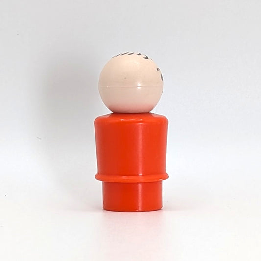 Man - Orange Body | Stamped Hair - Fisher Price Little People