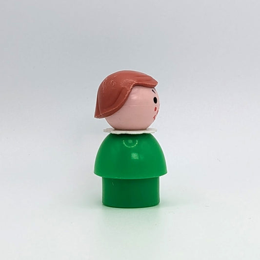 Girl - Green Body | Brown Hair - Fisher Price Little People