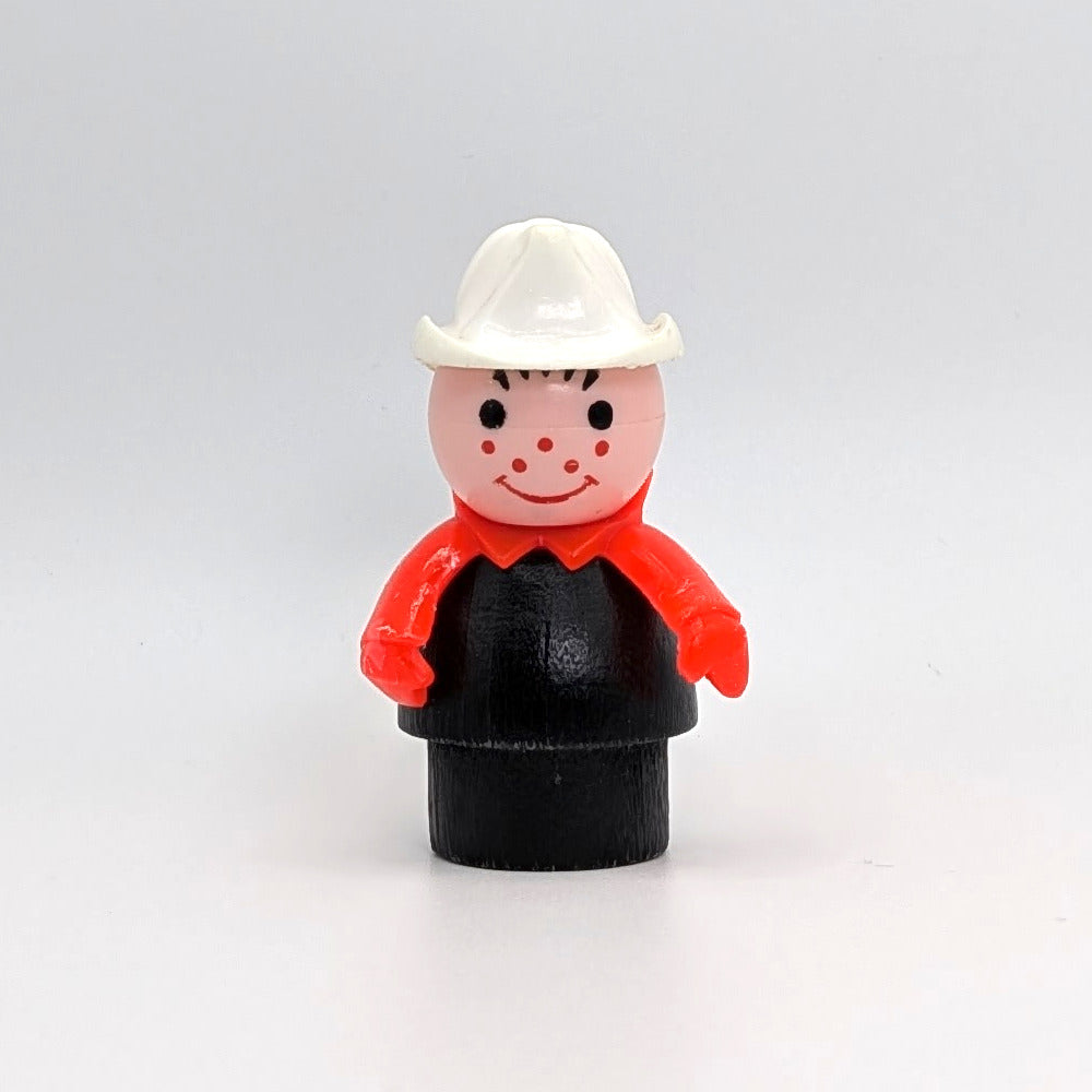 Fireman - Wood Body | Plastic Head - Fisher Price Little People