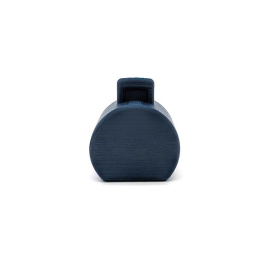 Suitcase Hatbox Dark Blue 3D Printed Custom - Compatible with Little People