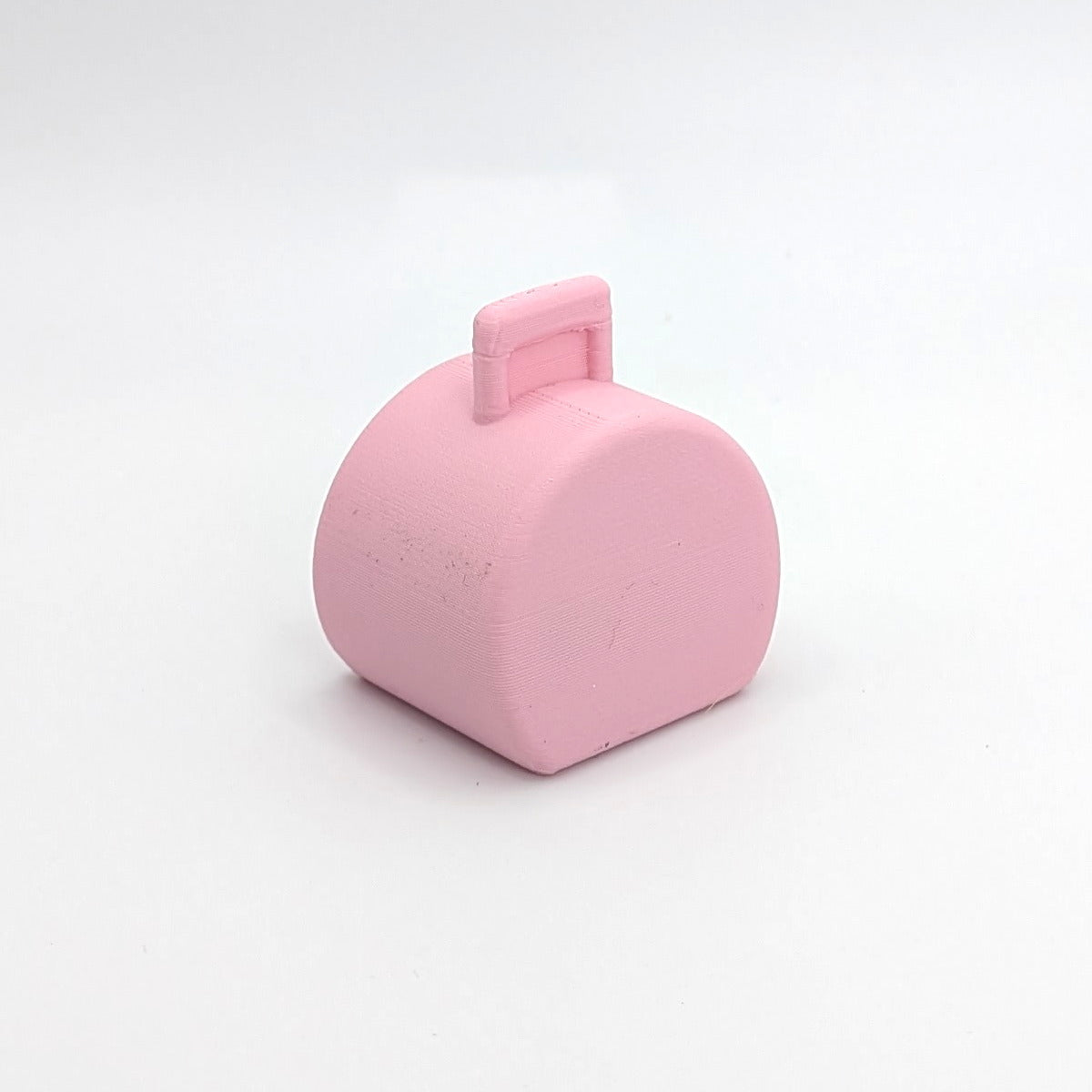 Suitcase Hatbox Pink 3D Printed Custom - Compatible with Little People