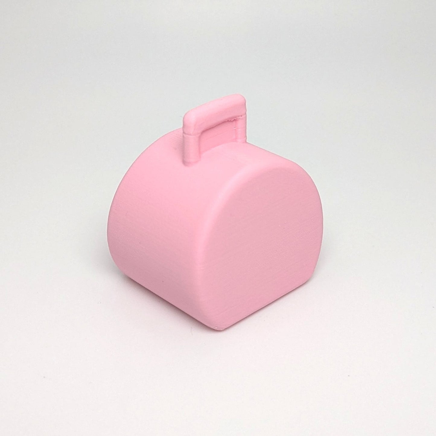 Suitcase Hatbox Pink 3D Printed Replica - Fisher Price Little People