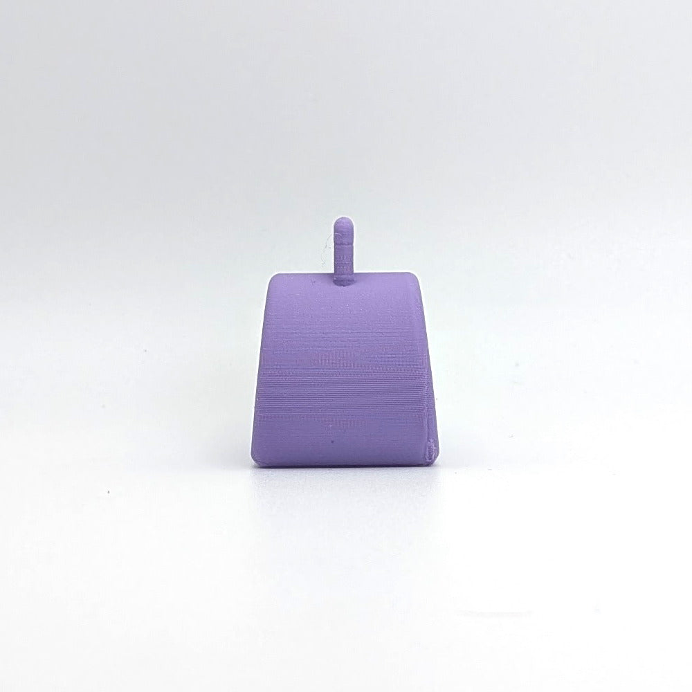 Suitcase Hatbox Purple 3D Printed Custom - Compatible with Little People