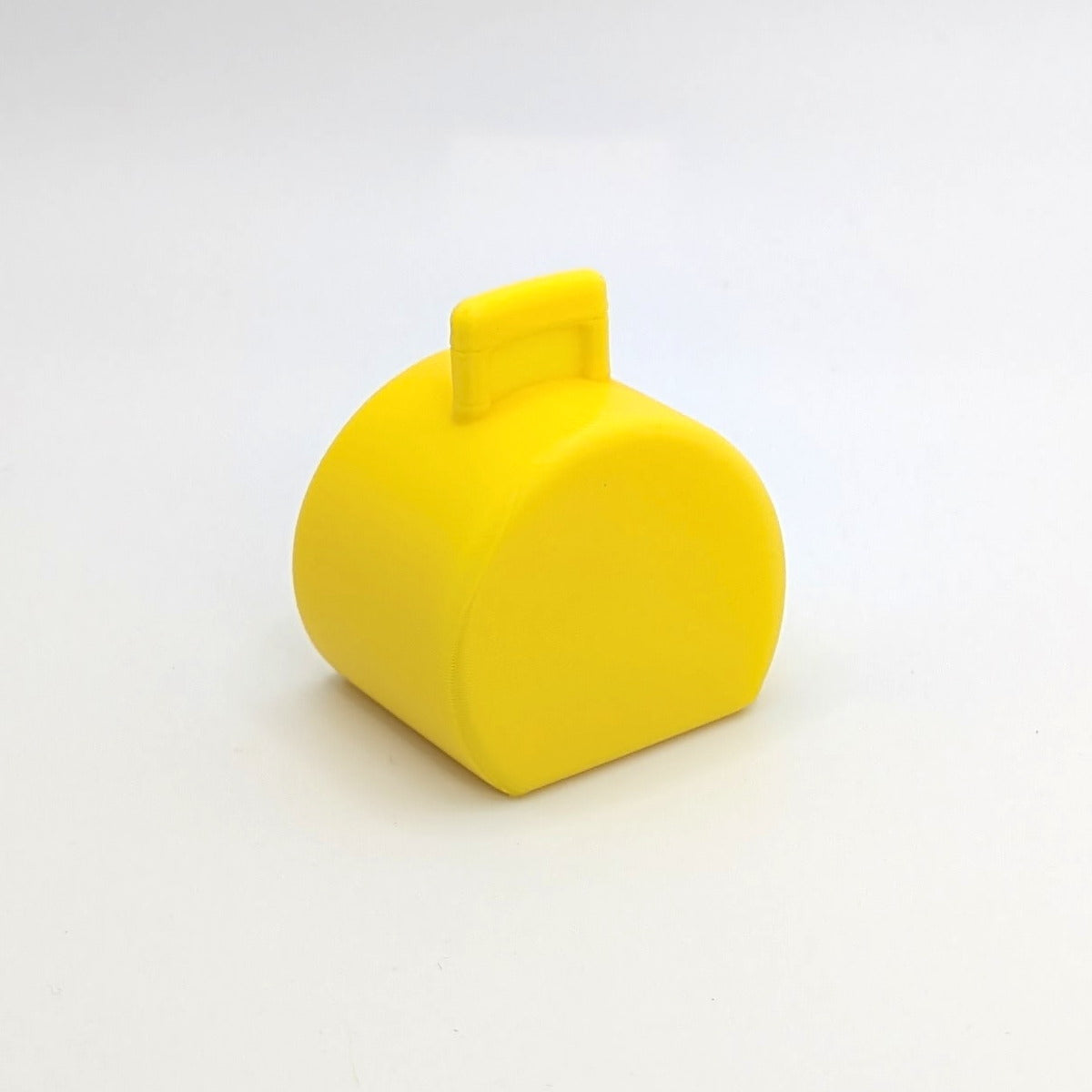 Suitcase Hatbox Yellow 3D Printed Custom - Compatible with Little People