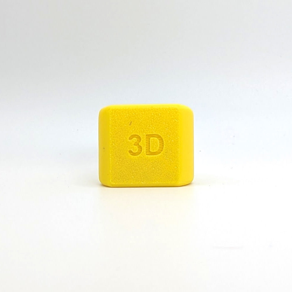 Suitcase Hatbox Yellow 3D Printed Custom - Compatible with Little People