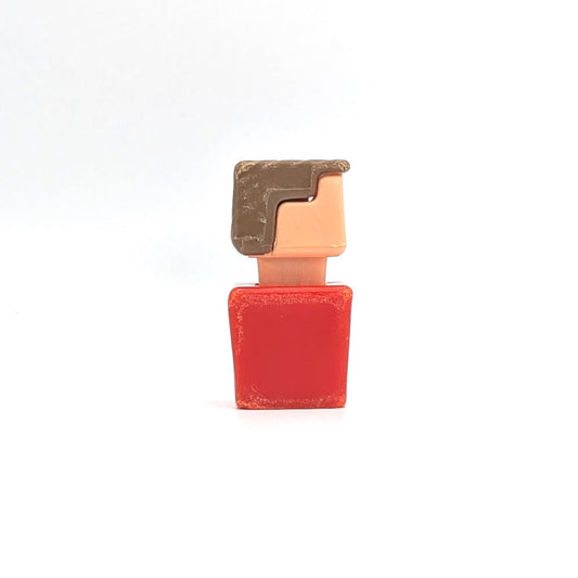 Blockhead Figure - Red Body | Brown Hair - Playskool Familiar Places