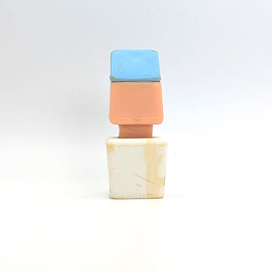 Blockhead Figure - White Body | Blue Hat - Playskool Familiar Places