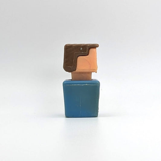 Blockhead Figure - Blue Body | Brown Hair - Playskool Familiar Places