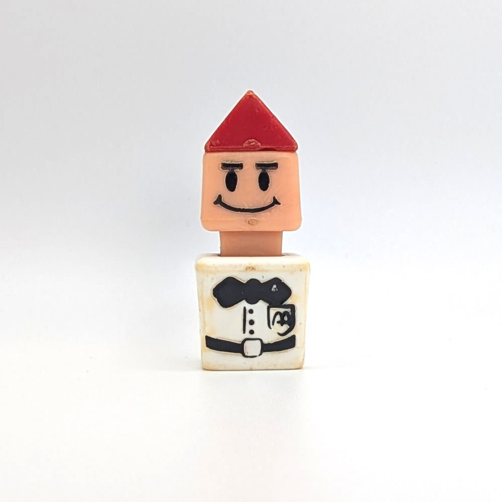 Blockhead Figure - White Body | Red Hat - Playskool Familiar Places