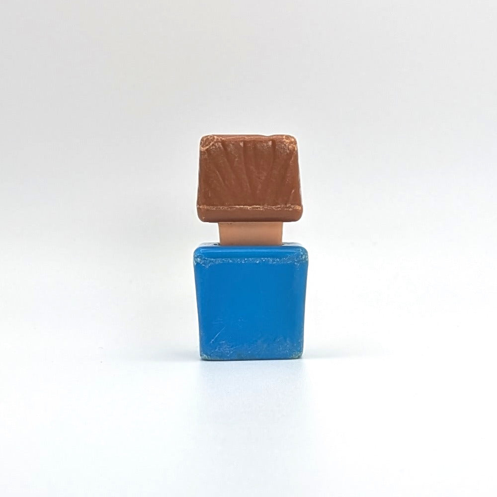 Blockhead Figure - Blue Body | Brown Hair - Playskool Familiar Places