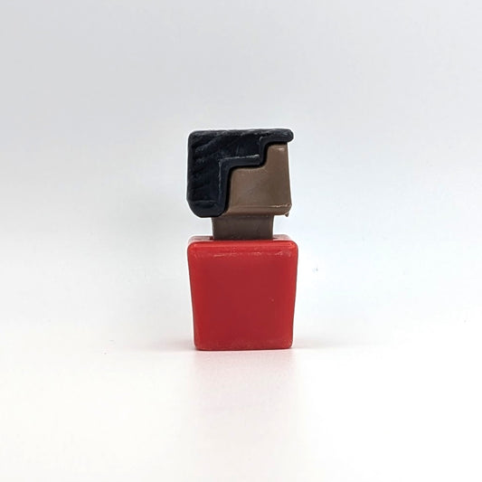 Blockhead Figure - Red Body | Black Hair - Playskool Familiar Places