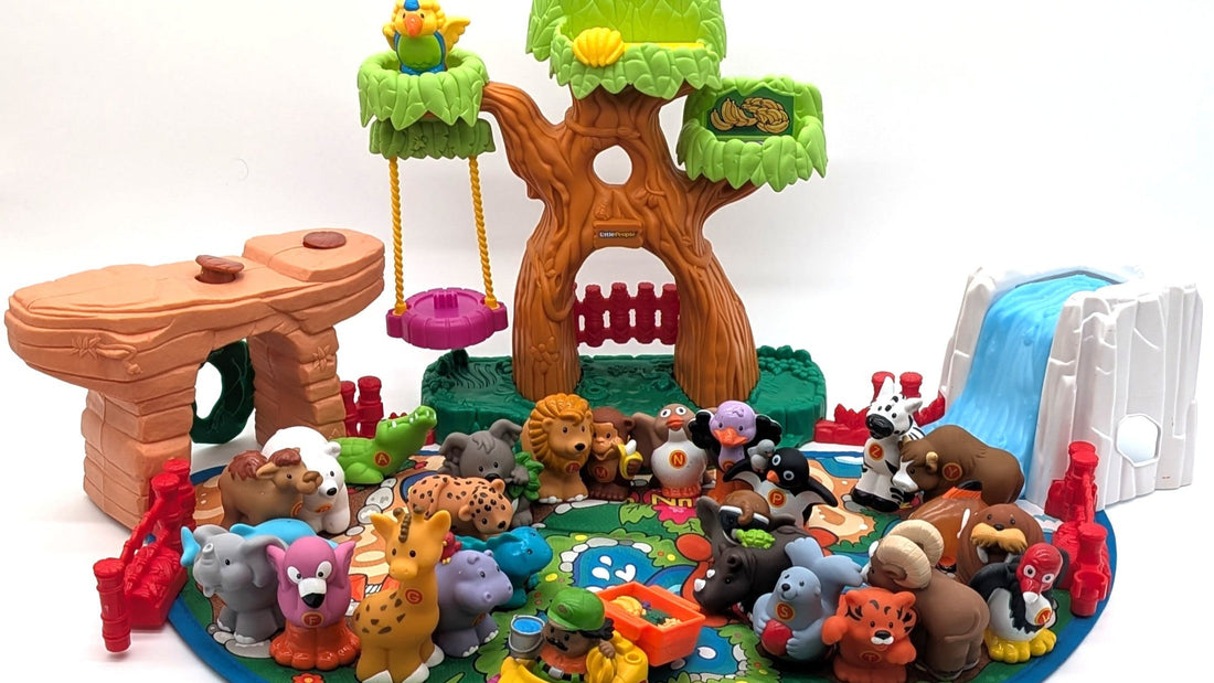 What Pieces Came with the A to Z Learning Zoo #J0134 Fisher Price Set?