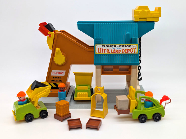 Lift & Load Depot #942 Playset - Fisher Price Little People – Old World ...