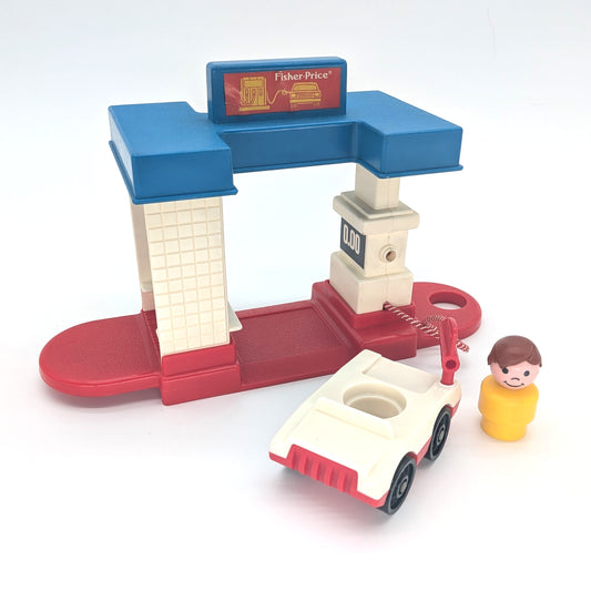 Drive-Up Gas Station 2455 Playset - Fisher Price Little People