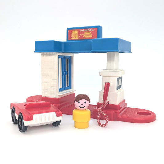 Drive-Up Gas Station 2455 Playset - Fisher Price Little People