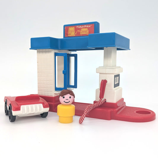 Drive-Up Gas Station 2455 Playset - Fisher Price Little People