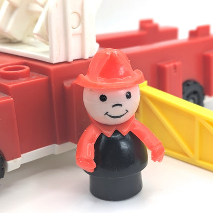 Little Trucks Fire Engine Rig 346 Playset - Fisher Price Little People