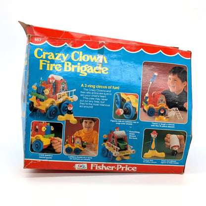 Crazy Clown Fire Brigade 657 Playset - Fisher Price Little People