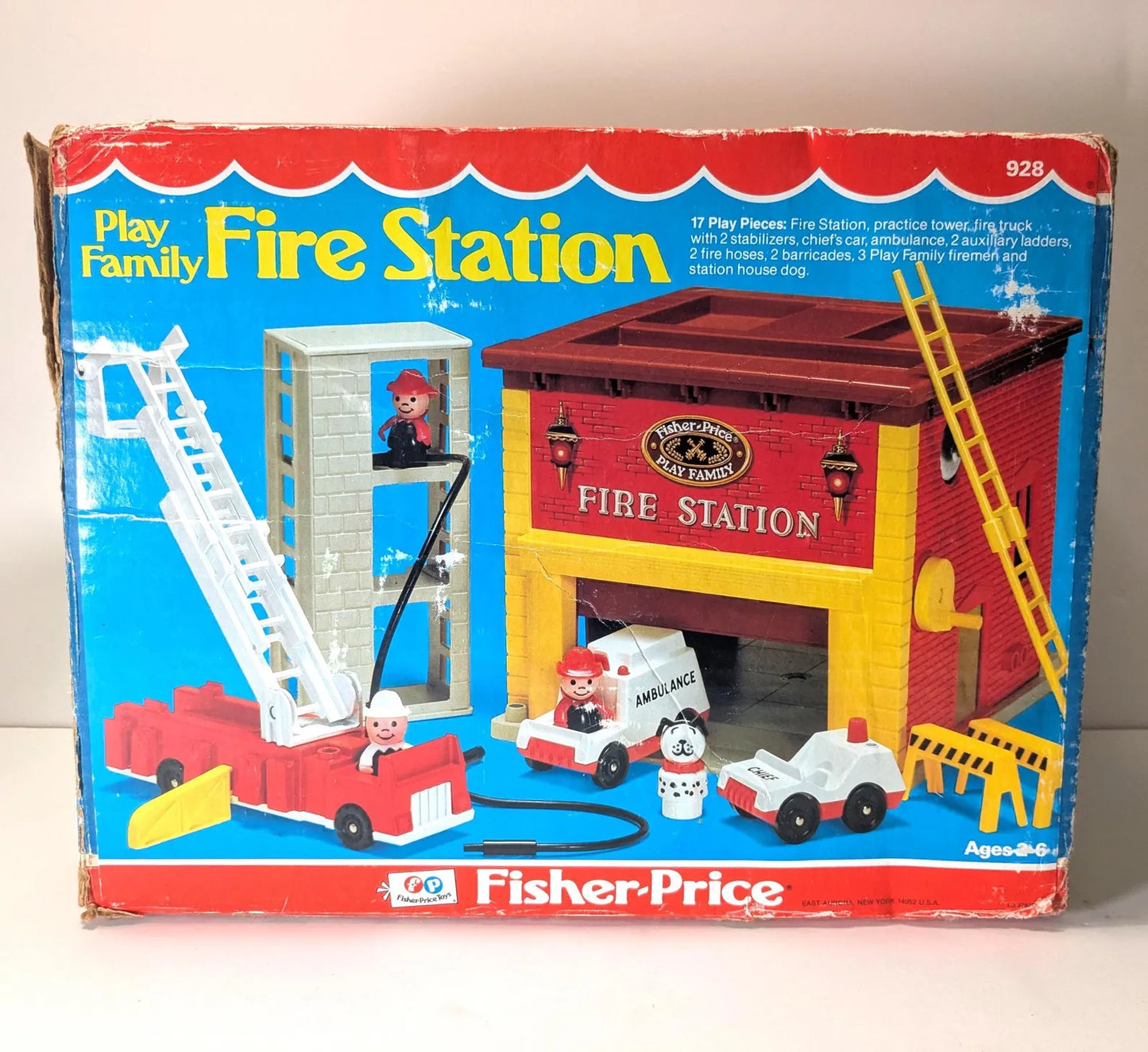 Fire Station 928 Playset - Fisher Price Little People