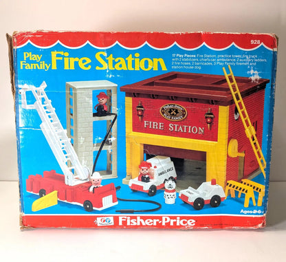 Fire Station 928 Playset - Fisher Price Little People