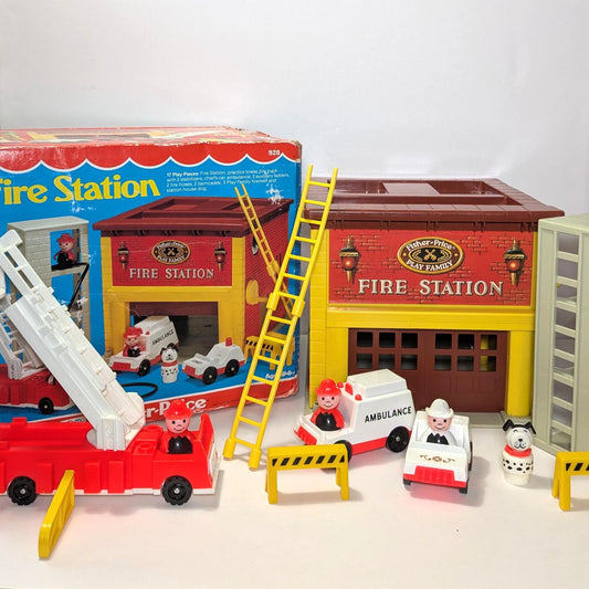 Fire Station 928 Playset - Fisher Price Little People