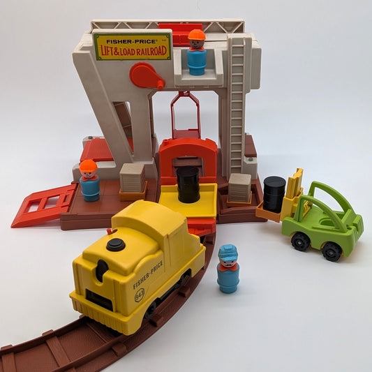 Lift & Load Railroad 943 Playset - Fisher Price Little People